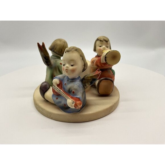 Hummel Figurine Herald Angels Candlestick Holder TMK2 Full Bee Goebel Germany - Picture 7 of 16